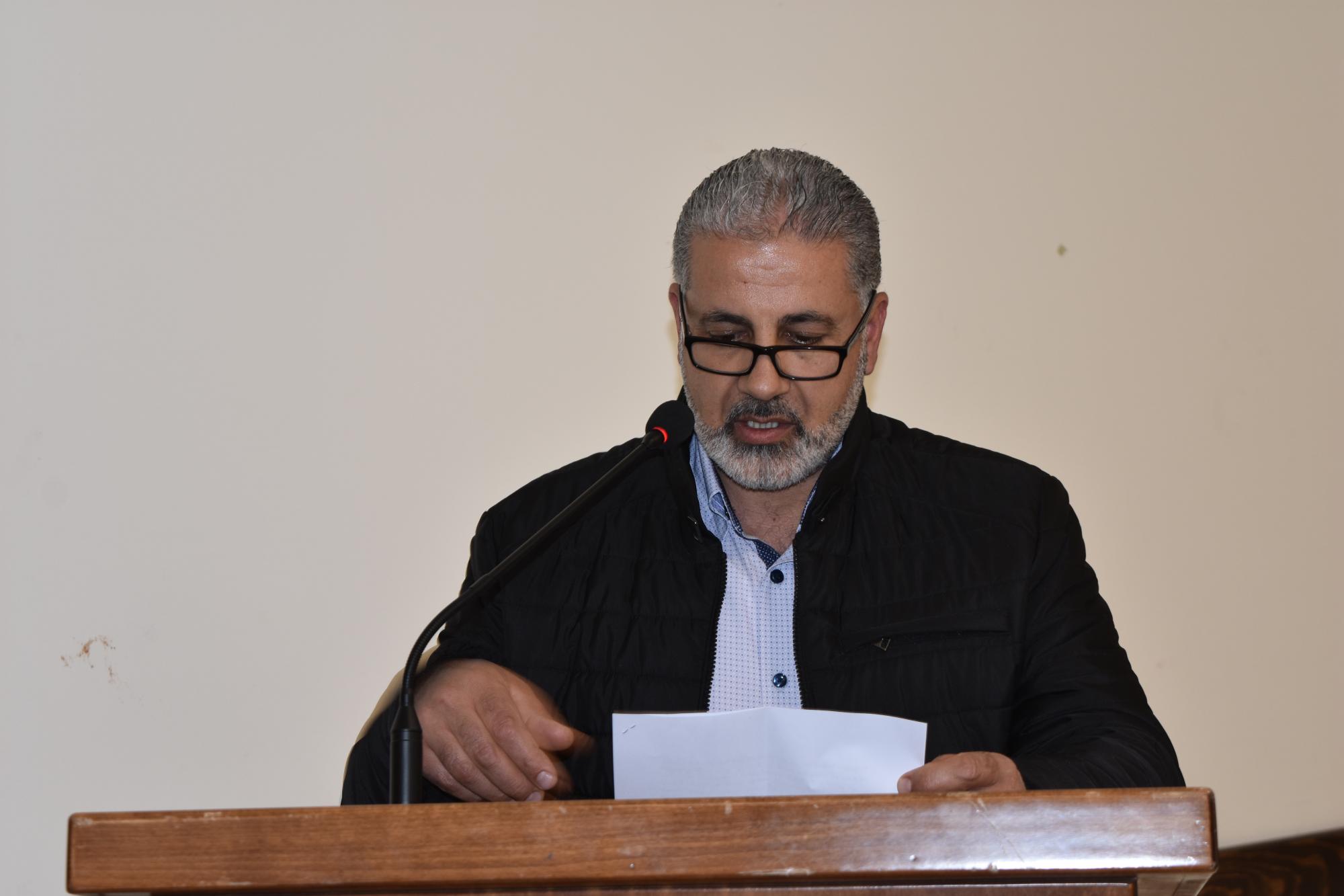 السيد فرح عودة، المدير الإداري 