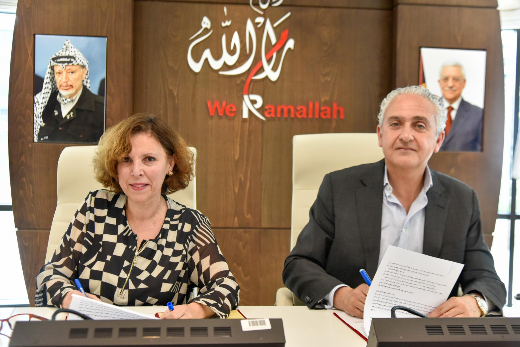 يوقع مركز جبل النجمة للتأهيل مذكرة تفاهم مع بلدية رام الله لتنفيذ مشروع تعزيز المجتمعات الشمولية من خلال المواطنة الصالحة 