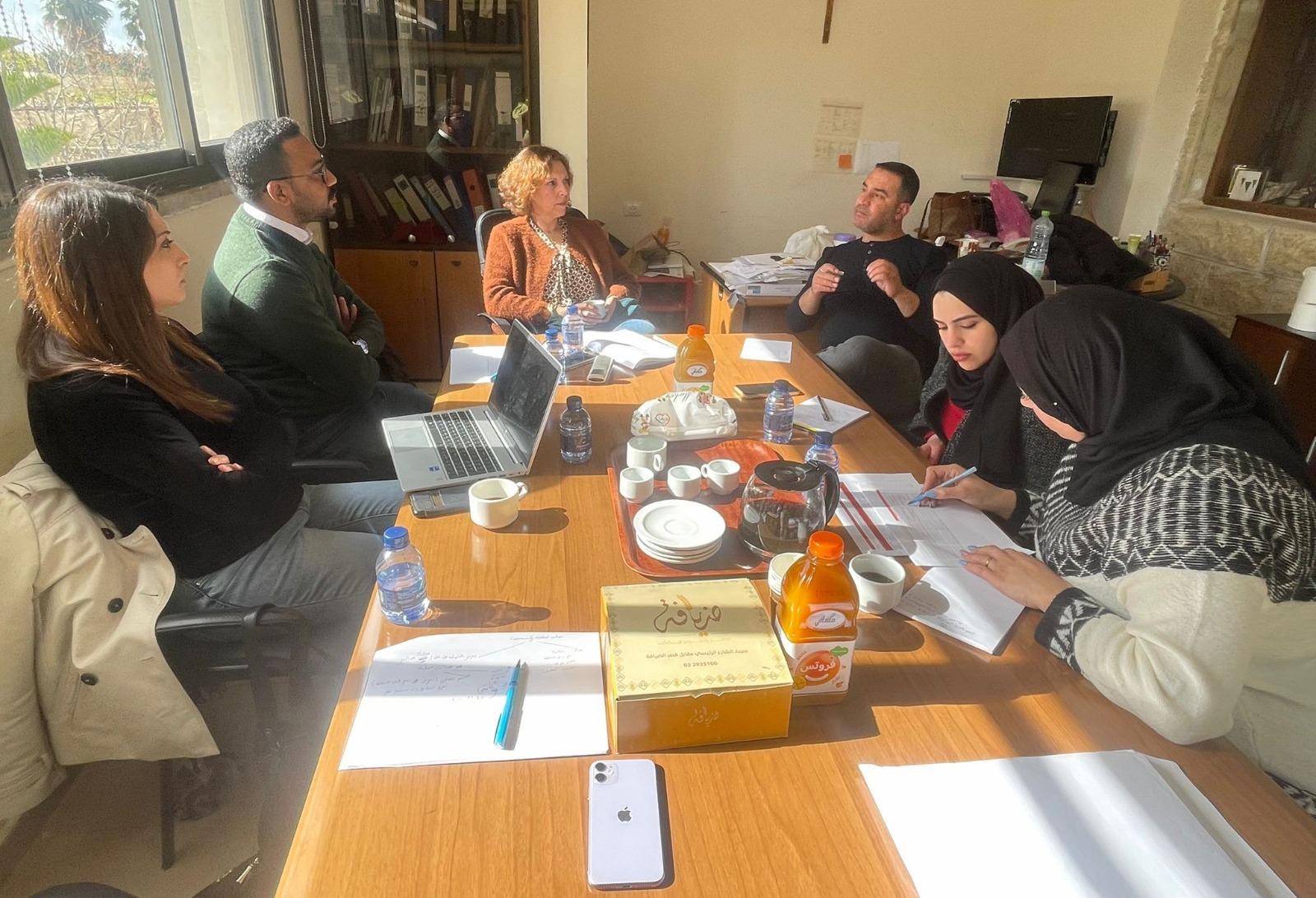 مؤسسة Mercy Corps العالمية وجمعية التمكين الإقتصادي للشباب الفلسطيني "تمكين" في زيارة لمركز جبل النجمة للتأهيل