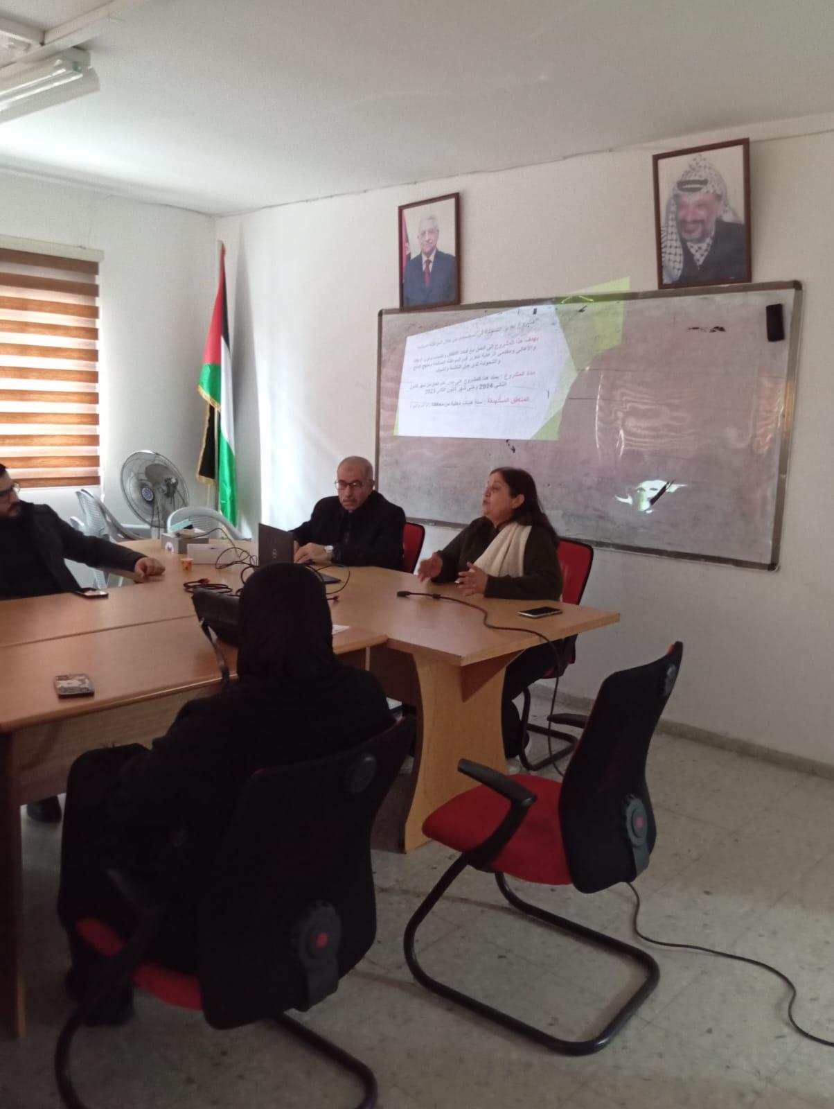 يخرط مركز جبل النجمة للتأهيل مؤسسات المجتمع المحلي في خربثا المصباح في مشروع تعزيز المجتمعات الشمولية من خلال المواطنة الصالحة