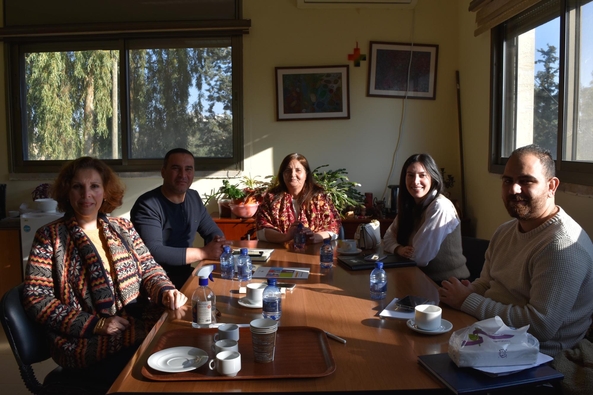 لقاء مع وفد من مؤسسة خطوات