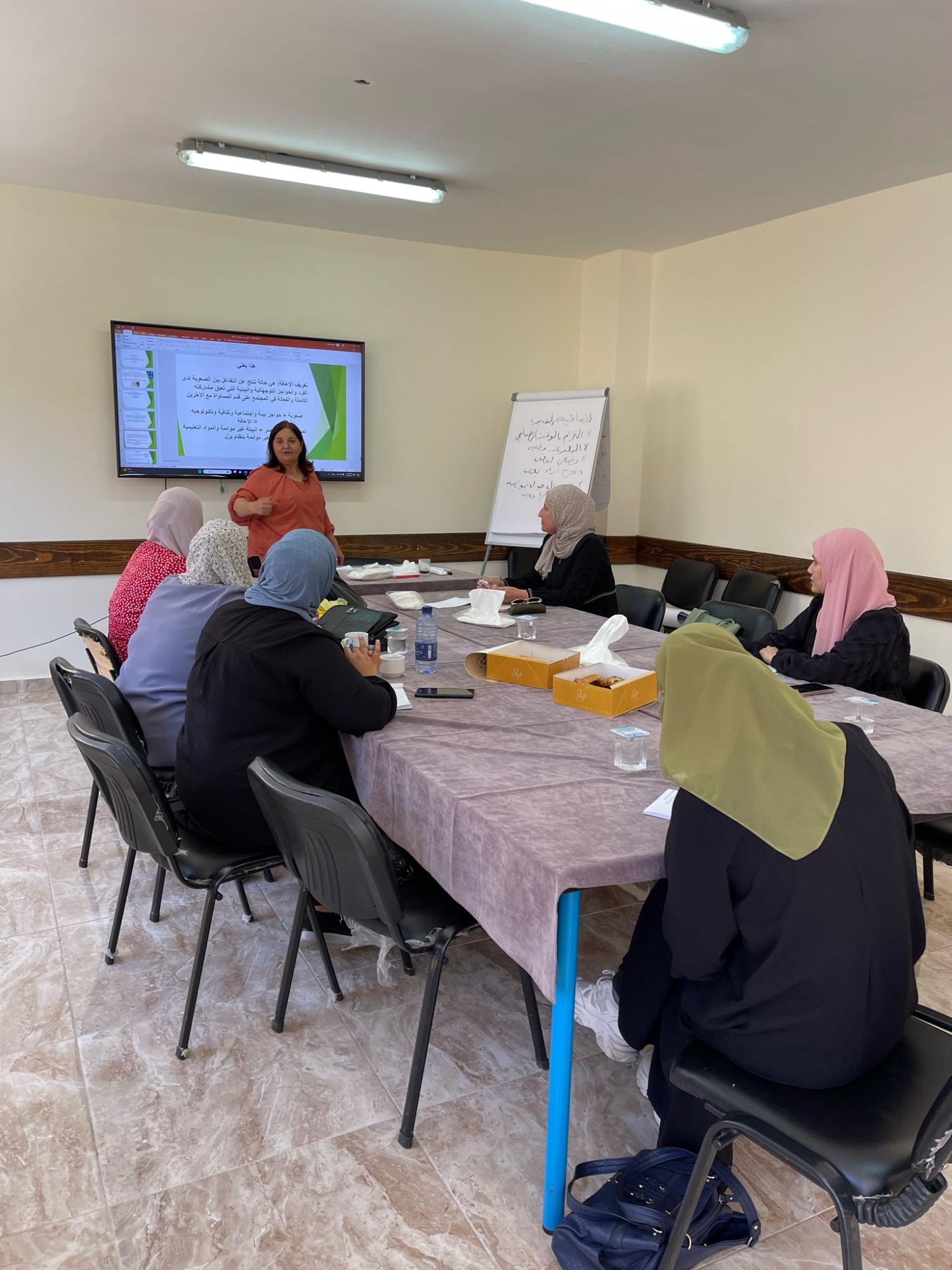 ورشة عمل أربع أيام تدريبية لعاملات التأهيل في الهيئات المحلية 